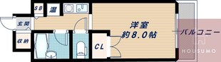 ミールズ江坂の物件間取画像